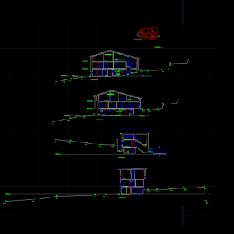 Levantamiento de planos de las fachadas de una casa en Sobremunt